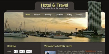 Wooden Blog Template