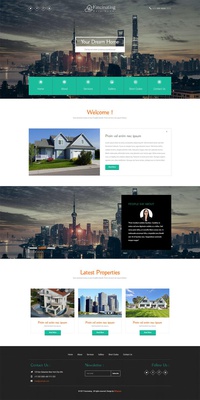 Fascinating a Real Estates and Builders Responsive WebTemplate