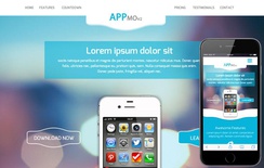 Appmo V2 a Mobile App based Flat Bootstrap Responsive Web Template