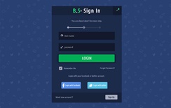 Bs Sign in and Login Forms in Flat Design Template