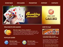 Online Casino Free CSS Template