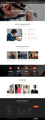 Electrician an Industrial Category Bootstrap Responsive Web Template