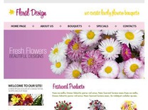 Floral Design Free CSS Template