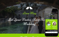 Love Way a Flat Wedding Planner Bootstrap Responsive Web Template