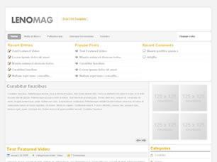 LenoMag Free CSS Template
