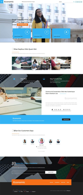 Economic a Corporate Business Category Flat Bootstrap Responsive Web Template