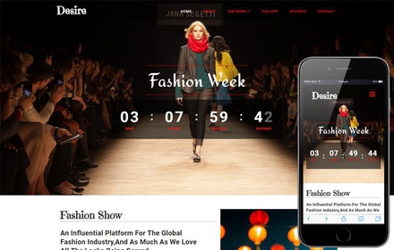 Desire Fashion Category Bootstrap Responsive Web Template