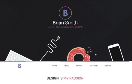 Brian a Onepage Portfolio Flat Bootstrap Responsive Web Template