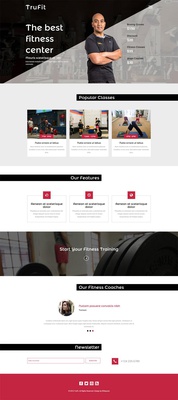 TruFit a Sports Category Flat bootstrap Responsive web Template