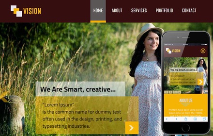 Vision a Personal Portfolio Flat Bootstrap Responsive Web Template