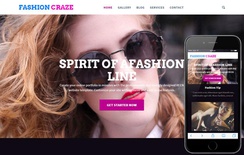 Fashion Craze a Fashion Category Flat Bootstrap Responsive Web Template