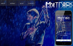 MyTrack personal portfolio Mobile Website Template