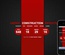 Ferrari Red Under Construction web and mobile website template for free