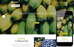 Harvest Life an Agriculture Category Bootstrap Responsive Web Template
