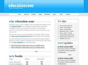 Education Zone Free CSS Template