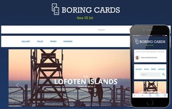 Boring Cards UI Kit a Flat Bootstrap Responsive Web Template