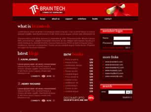 Brain Tech Free CSS Template
