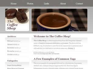 The Coffee Shop Free CSS Template
