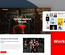 Workout a sports category website template