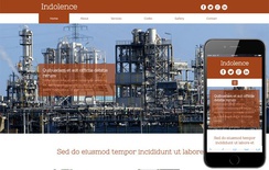 Indolence an Industrial category Flat bootstrap Responsive  Web Template