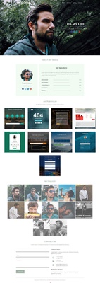 My Profile a Personal Portfolio category bootstrap Responsive  Web Template