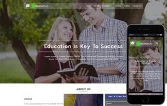 Ingenious Educational Category Bootstrap Responsive Web Template