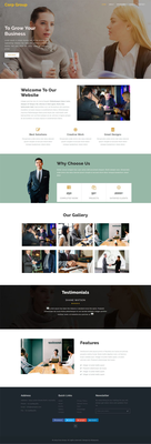 Corp Group – Corporate Category Bootstrap Responsive Website Template