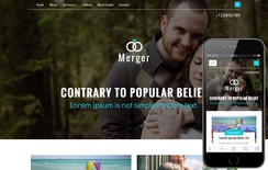 Merger A Wedding Category Flat Bootstrap Responsive Web Template