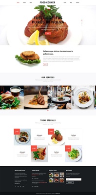 Food Corner a Restaurant Category Flat Bootstrap responsive Web Template