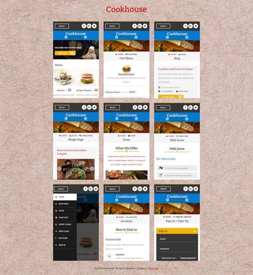 Cookhouse a Mobile App Bootstrap Responsive Web Template