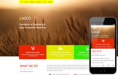 Agco a Agriculture Category Flat Bootstrap Responsive web template