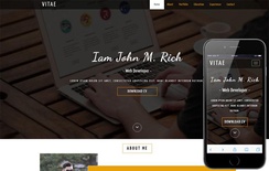 Vitae a Personal Websites Flat Bootstrap Responsive Web Template