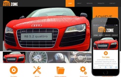 AutoZone Mobile Website Template