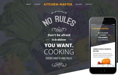 Kitchen Master a Food Category Flat Bootstrap Responsive Web Template