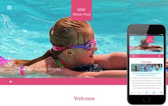 Water Pool a Sports Category Flat Bootstrap Responsive Web Template