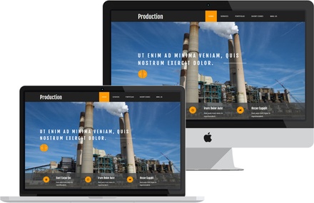 Production a Industrial Category Flat Bootstrap Responsive Web Template