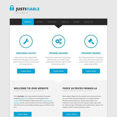 Justifiable: CSS Templates | TEMPLATED