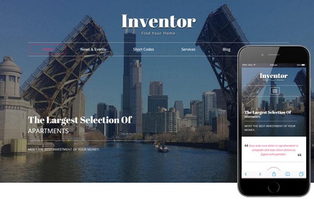 Inventor a Real Estate Category Flat Bootstrap Responsive Web Template