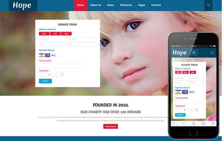 Hope a Charity Category Flat Bootstrap Responsive Web Template