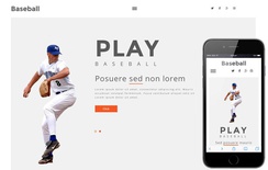 Base Ball a Sports Category Flat Bootstrap Responsive Web Template