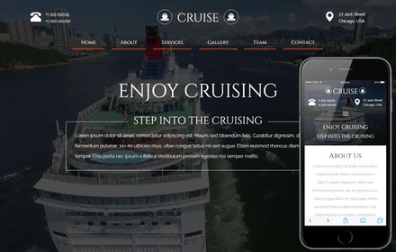 Cruise a Travel Category Flat Bootstrap Responsive Web Template