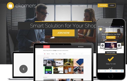 Ekomers a Corporate Business Flat Bootstrap Responsive Web Template