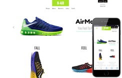 N Air a Flat Ecommerce Bootstrap Responsive Web Template