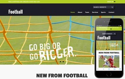 Football a Sports Category Flat Bootstrap Responsive web template