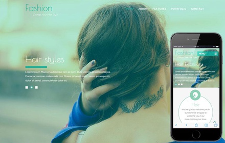 Fashion Hair a Fashion Category Flat Bootstrap Responsive Web Template