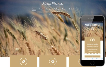 Agro World a Agriculture Category Flat Bootstrap Responsive Web Template