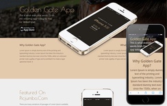 Golden Gate A Sleek Responsive Mobile website template
