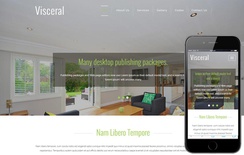 Visceral An Interior Category Flat Bootstrap Responsive Web Template