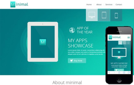 Minimal a Flat Style Bootstrap Responsive Web Template