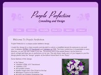 Purple Perfection Free CSS Template